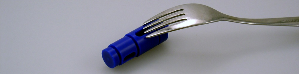 Små emner i blå POM